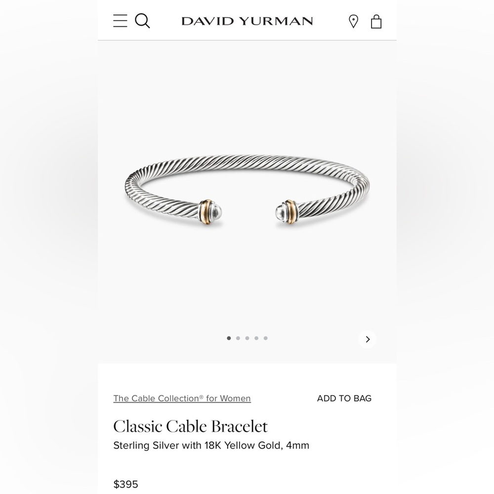 David Yurman Classic Cable Bracelet